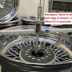 Wire wheels 15x7 Dished